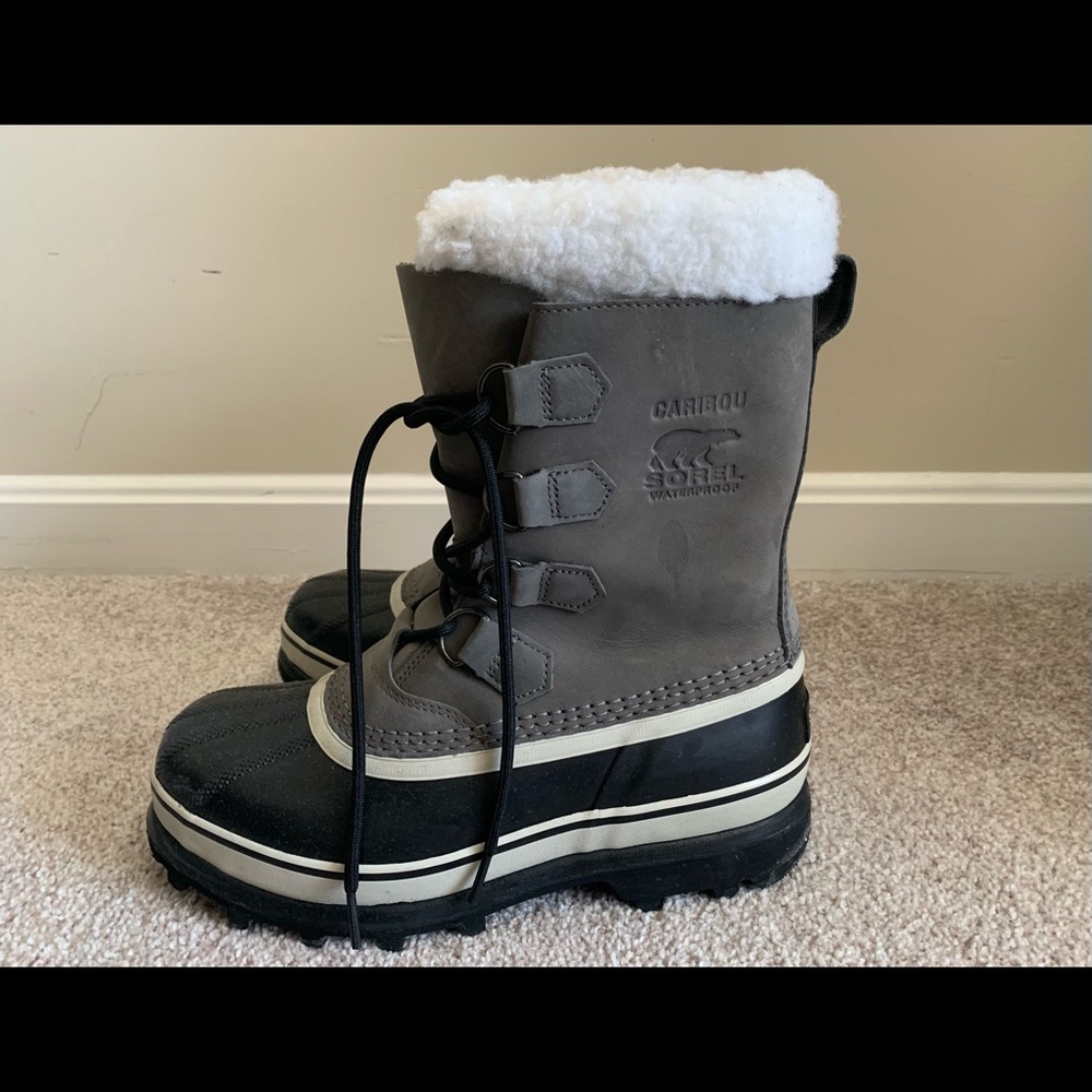Sorel Women’s Gray Caribou Boots